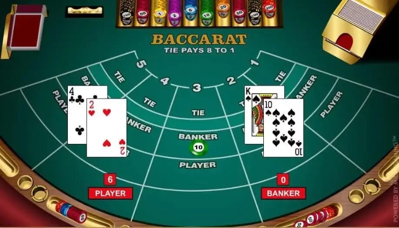A man quietly reviewing a small notepad of betting history while others play