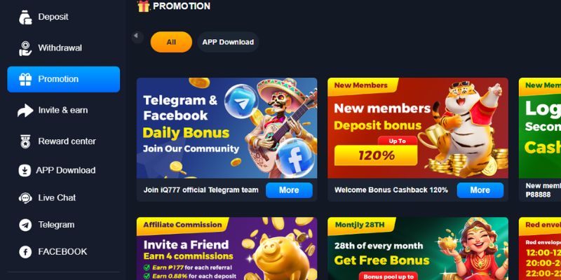 HOT promotion for new players and VIP members